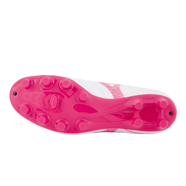 Mizuno Adults Monarcida Neo III Select FG Rugby Boots White/Pink - Soleplate