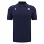 Scotland Mens Athleisure Travel Polo-Navy-24/25 - Front 