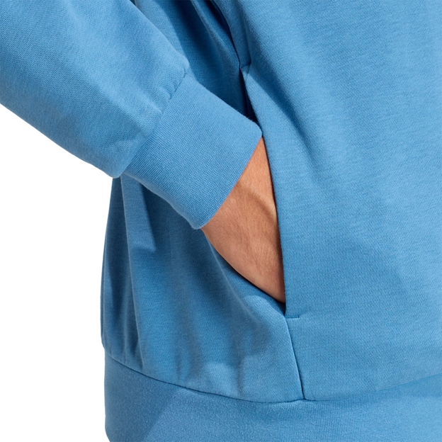 France Mens Travel Hoodie 25/26 Lucid Blue - Pocket Close-up