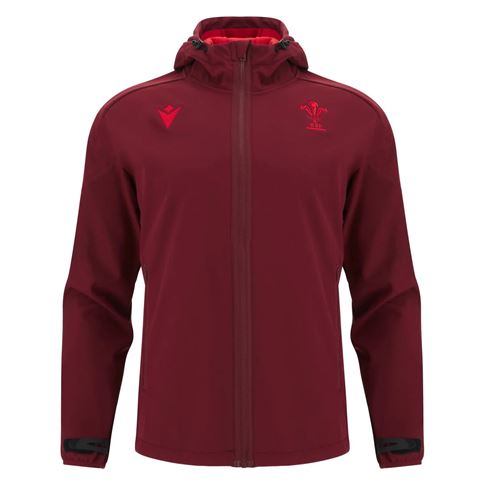 Wales Mens Softshell Jacket 25/26 Dark Red - Front Wales Mens Softshell Jacket 25/26 Dark Red - Front