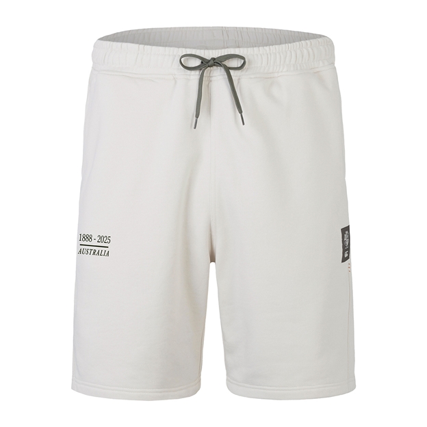Limited Edition British and Irish Lions Outback Mens Fleece Shorts Natural - Front