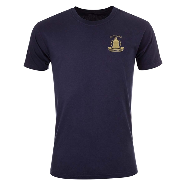 Scotland Mens Cup Winners Classic T-Shirt - Navy 2022
