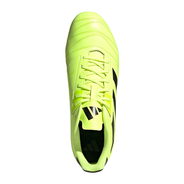 adidas Adults Kakari Elite SG Rugby Boots Yellow - Top