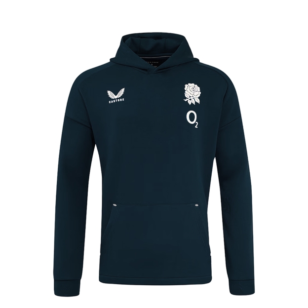 England Kids Travel Hoodie 25/26 Inkwell - Front