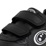 Optimum Kids Razor Velcro Moulded Stud Rugby Boots - Black Silver - Fastening 