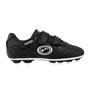 Optimum Kids Razor Velcro Moulded Stud Rugby Boots- Black Silver - Outstep 