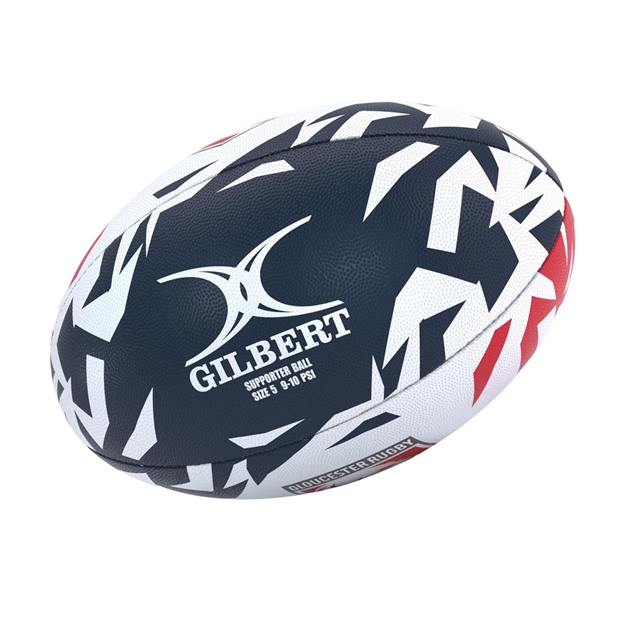 Gilbert Gloucester Supporters Rugby Ball - Back View