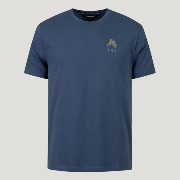 Namibia 1916 Pure Cotton T-Shirt - Petrol Blue