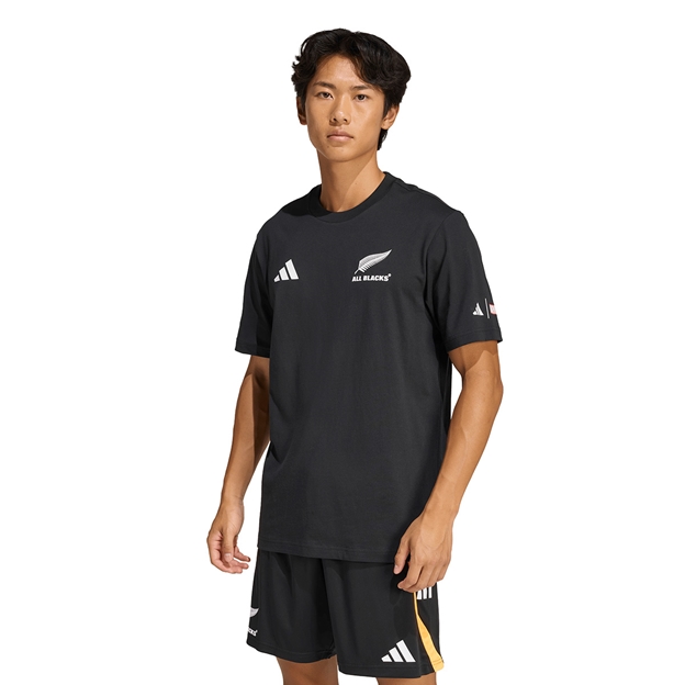 All Blacks Marvel Adults Tee 25/26 - Model Front View