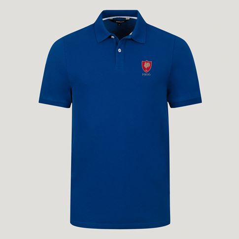 France 1906 Heritage Pure Cotton Polo – Royal Blue