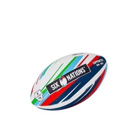 Gilbert Guinness 6 Nations Supporters Rugby Ball Mini - Front Gilbert Guinness 6 Nations Supporters Rugby Ball Mini - Front