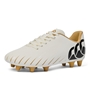 Canterbury Kids Speed Falcon Firm Ground Rugby Boots White - Front 