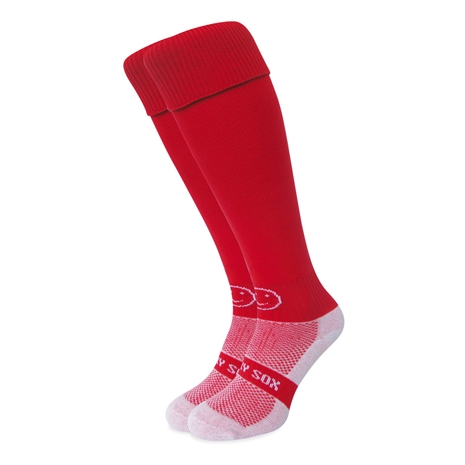 Red Classic WackySox Kids Socks - Front