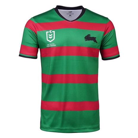 South Sydney Rabbitohs Mens Supporter Shirt Green - Front