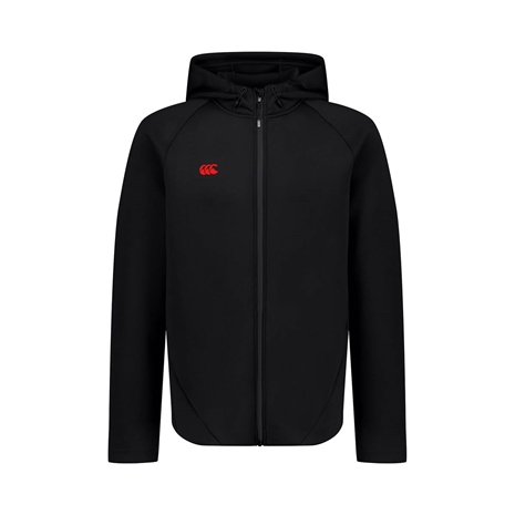 Canterbury Mens Everest Full Zip Hoodie Black - Front
