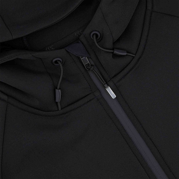 Canterbury Mens Everest Full Zip Hoodie Black - Zipper