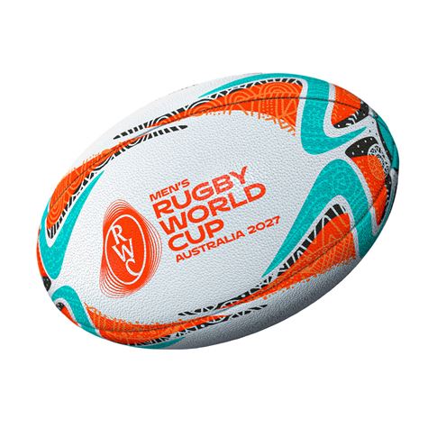 Gilbert Rugby World Cup 2027 Replica Ball - Front View