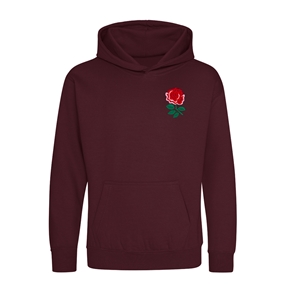England Kids Classic Hoodie Burgundy - Front
