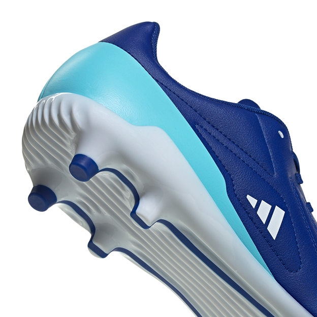 Adidas Adults RS-15 Firm Ground Rugby Boots Team Royal Blue - Heel Detail Close-up