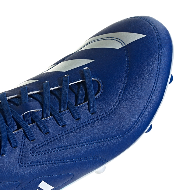 Adidas Adults RS-15 Firm Ground Rugby Boots Team Royal Blue - Toe Detail Close-up