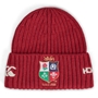 British and Irish Lions Beanie Hat Red - Flat Front 