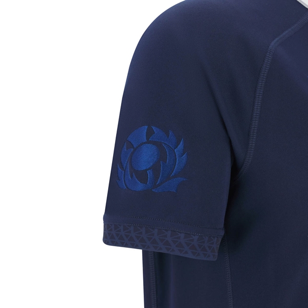 Scotland Womens 1925 Rugby Shirt 25/26 Short Sleeve Navy - SRU Thistle Embroidery