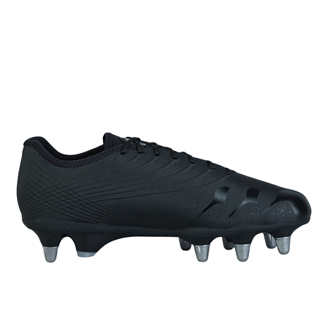 Canterbury Adults Stampede Pro Soft Ground Rugby Boots - Black