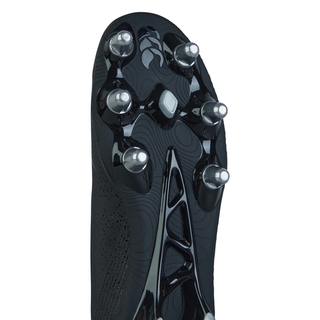 Canterbury Adults Stampede Pro Soft Ground Rugby Boots - Black