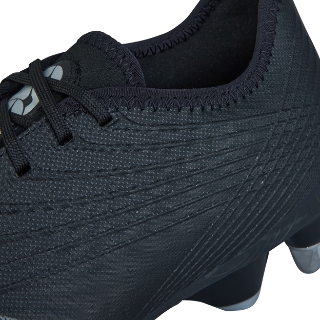Canterbury Adults Stampede Pro Soft Ground Rugby Boots - Black