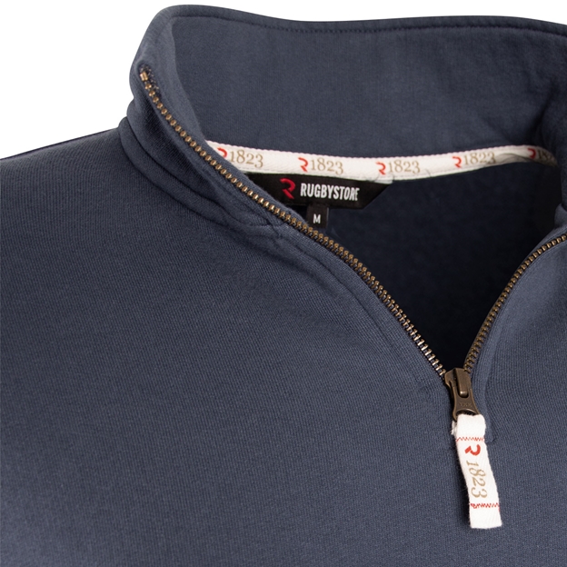 R1823 Uruguay 1865 Quarter Zip Top - Petrol Blue
