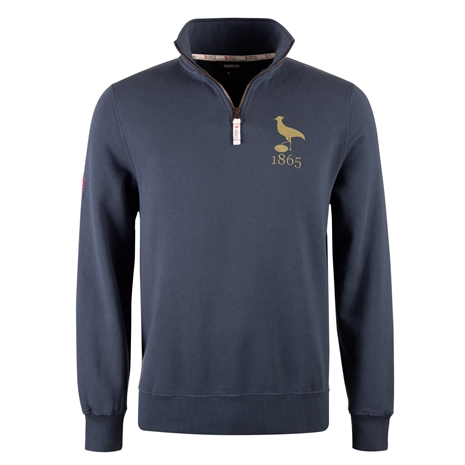 R1823 Uruguay 1865 Quarter Zip Top - Petrol Blue