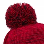 Wales Adults Pom Pom Beanie -Black Red 2025 - Pom Pom 