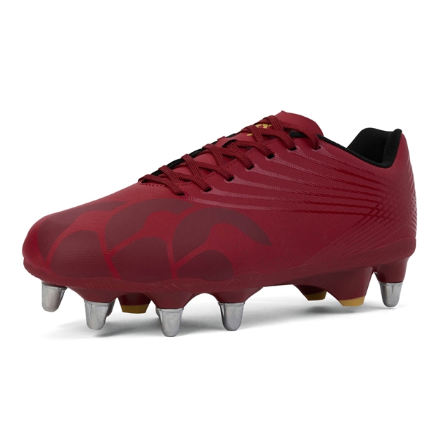Canterbury Stampede Adult Team SG Rugby Boots Red - Front