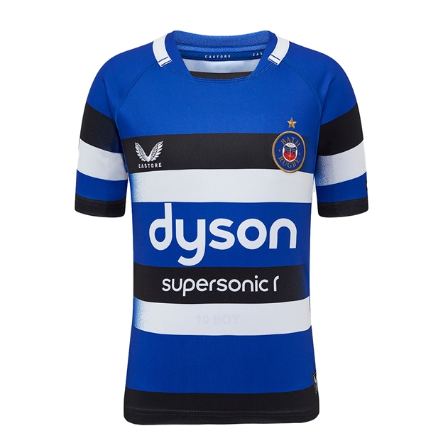 Bath Junior Home Rugby Shirt 25/26 Multi - Front