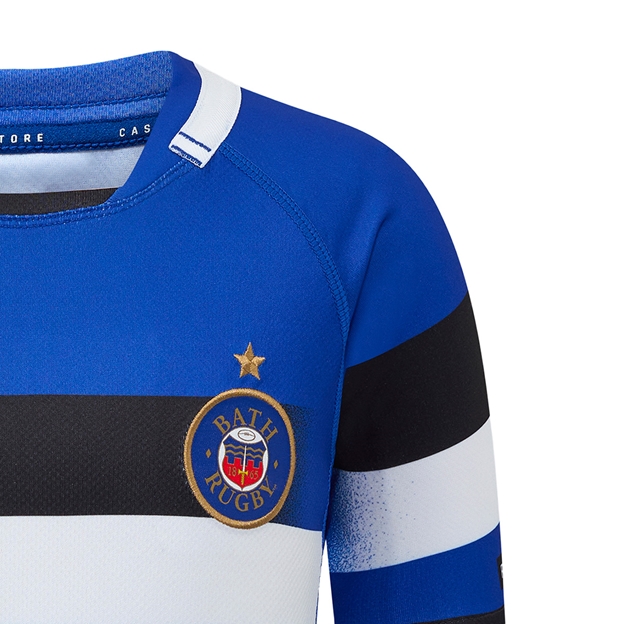 Bath Junior Home Rugby Shirt 25/26 Multi - Embroidered Club Logo