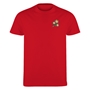 Japan Mens Classic Printed T-Shirt Red - Front 