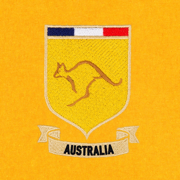 Australia Mens World Cup Classic Hoodie Gold - RWC Crest
