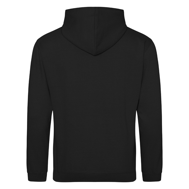 New Zealand Mens Classic Hoodie Black - Back