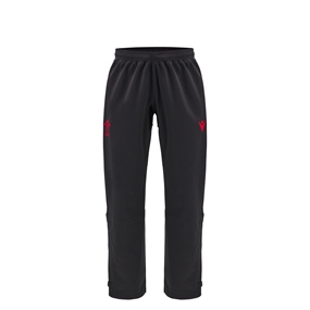 Wales Kids Training Fitted Track Pants - Black 2025 - Front