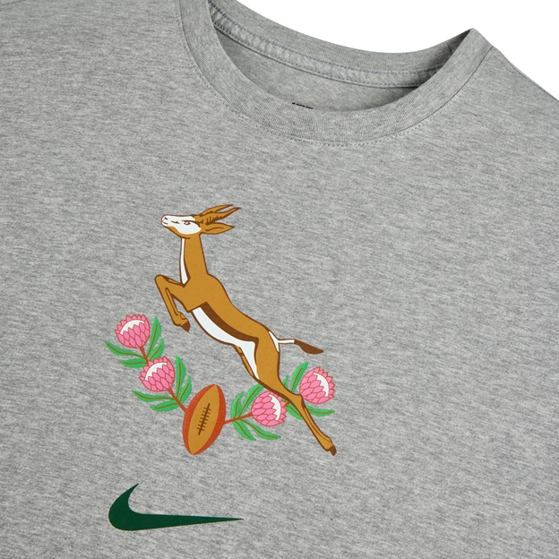 South Africa Springboks Mens Heritage Gpx T-Shirt 25/26 - Springbok Graphic