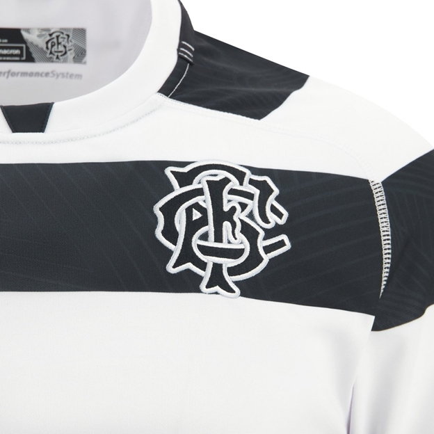 Barbarians Mens Home Rugby Shirt 25/26 - Embroidery Close-up