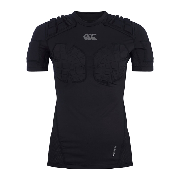 Canterbury Womens Pro Rugby Shoulder Pads Black - Front