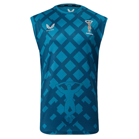 Harlequins Mens Training Vest Ink Blue 2024 - Front