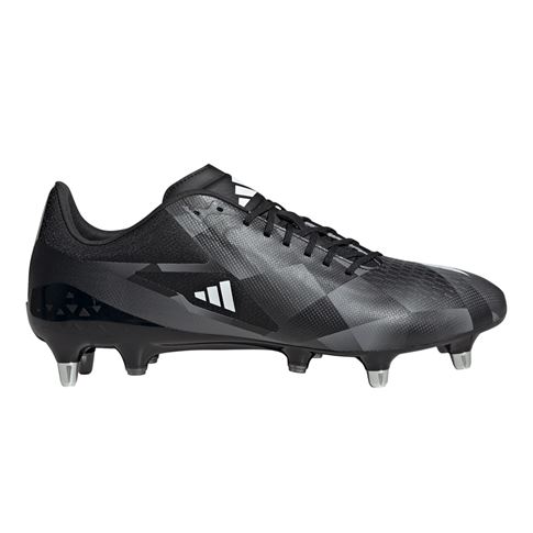 adidas Adults Adizero RS15 Pro Soft Ground Rugby Boots Black - Outstep adidas Adults Adizero RS15 Pro Soft Ground Rugby Boots Black - Outstep