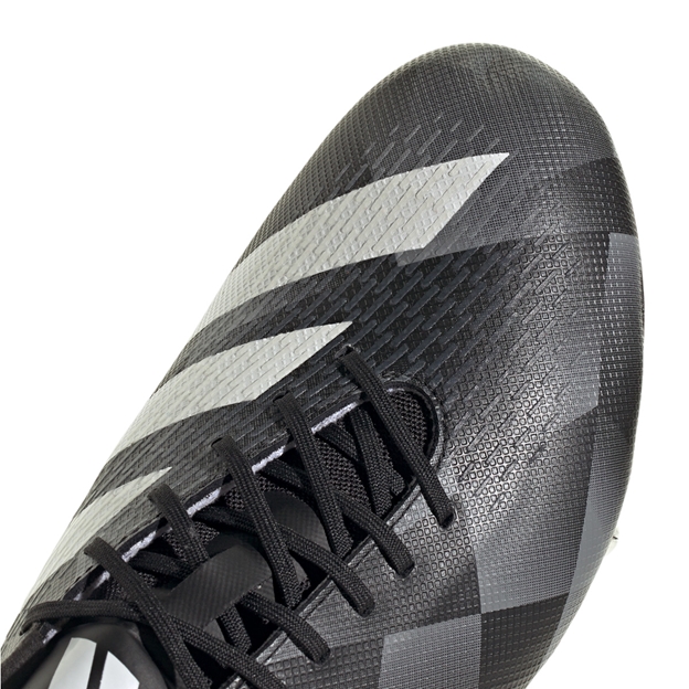 adidas Adults Adizero RS15 Pro Soft Ground Rugby Boots Black - Toe