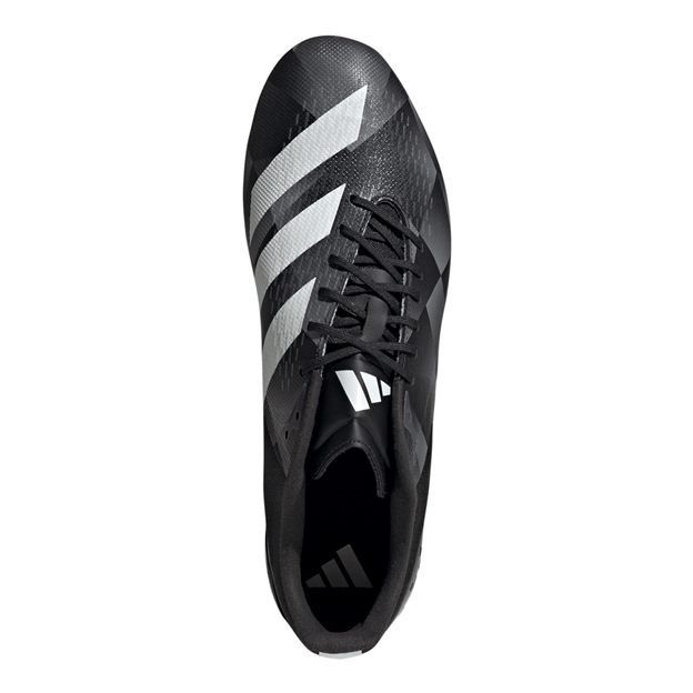 adidas Adults Adizero RS15 Pro Soft Ground Rugby Boots Black - Top