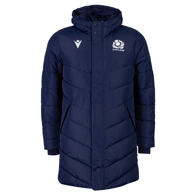 Scotland Mens Long Bench Padded Jacket 26/27 - Front View