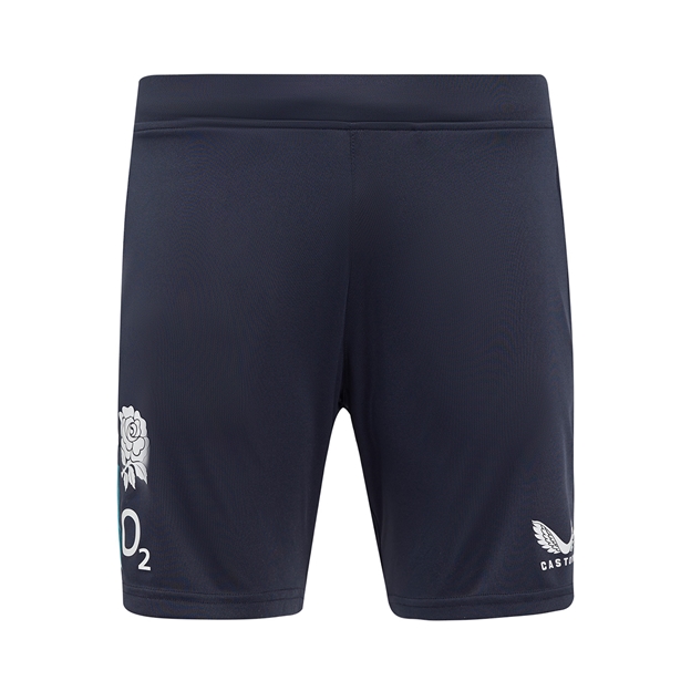 England Mens Performance Knit Shorts 25-26 Inkwell:Storm Blue - Front