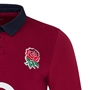 England Mens Away Classic Rugby Shirt - Long Sleeve 2025 - RFU Rose 