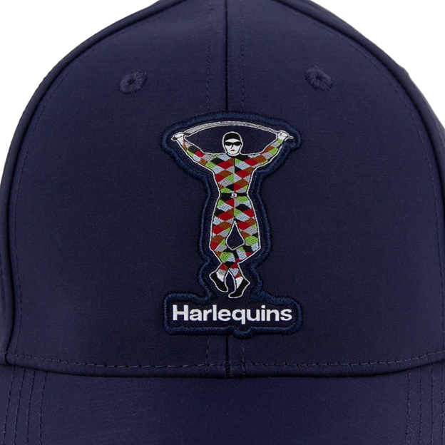Harlequins Club Cap 26/27 Navy - Badge Close-up